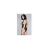 Body sexy noir dentelle et maille 